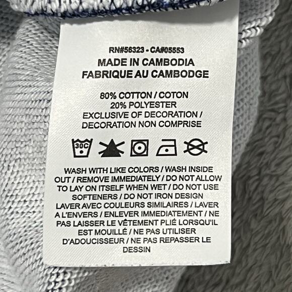 Nike Hoodie Boys XL Blue All Over Print AOP Zip Pocket Pullover Sweatshirt - Picture 12 of 13